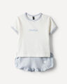 Conjunto Playera Y Short,AZUL CIELO