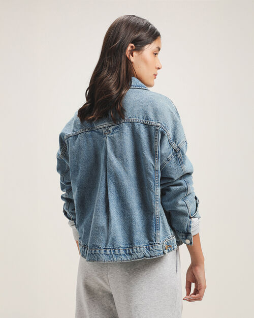 Chamarra Oversize De Mezclilla