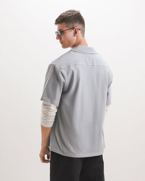 Camisa Gris S&oacute;lida