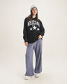 Sudadera Blanca Estampada,NEGRO