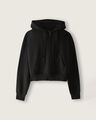 Sudadera Blanca Abierta,NEGRO
