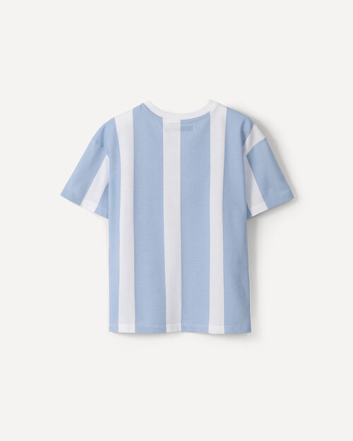 Playera Azul Rayas