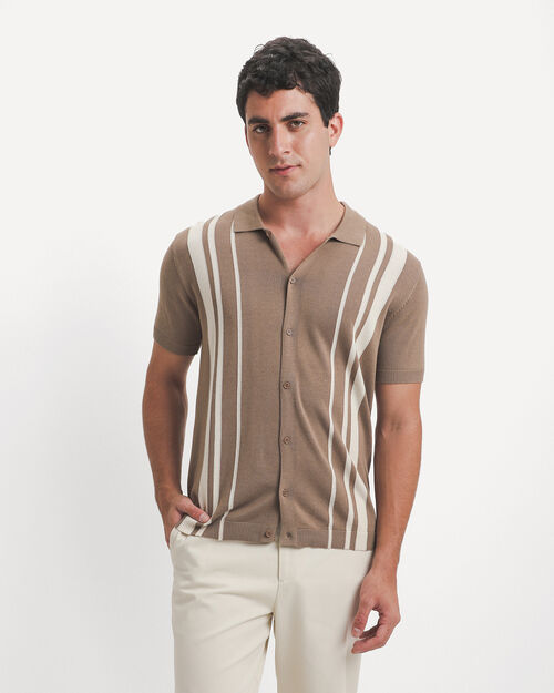 Polo De Punto Caf&eacute;