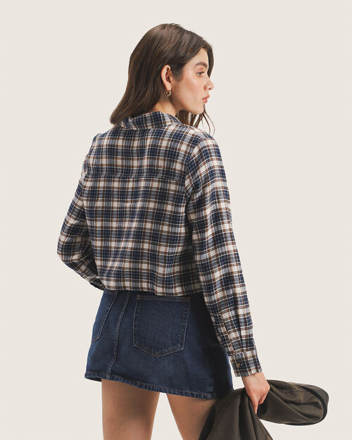 Camisa Manga Larga Cuadros