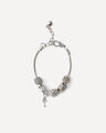 Pulsera Plata Charms,PLATEADO P1