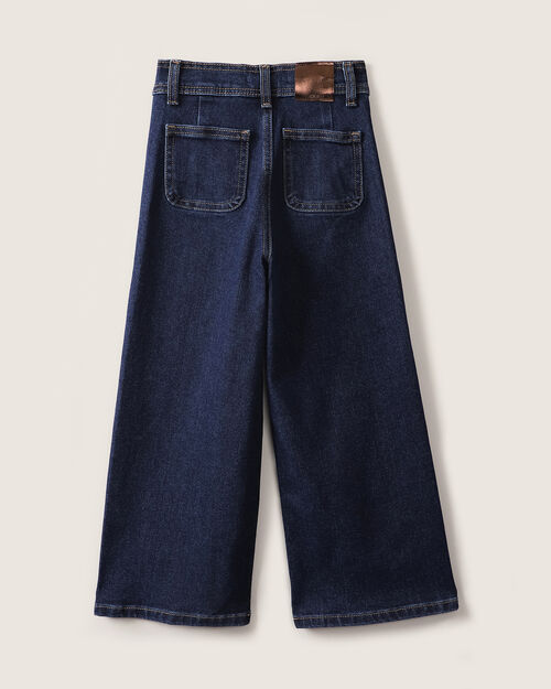 Jeans Wide Leg Azul