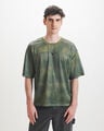 Playera Boxy Verde,VERDE OBSCURO