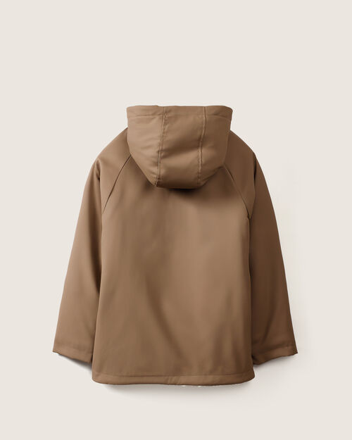 Chamarra Impermeable Café
