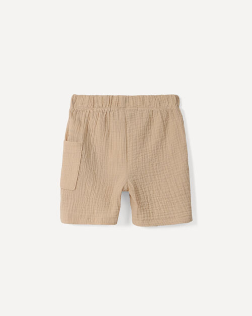 Short Beige S&oacute;lido