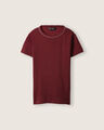 Playera Manga Corta Azul,ROJO VINO
