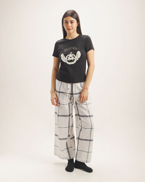 Playera De Pijama Stitch