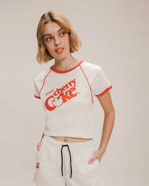 Playera Ringer Coca Cola