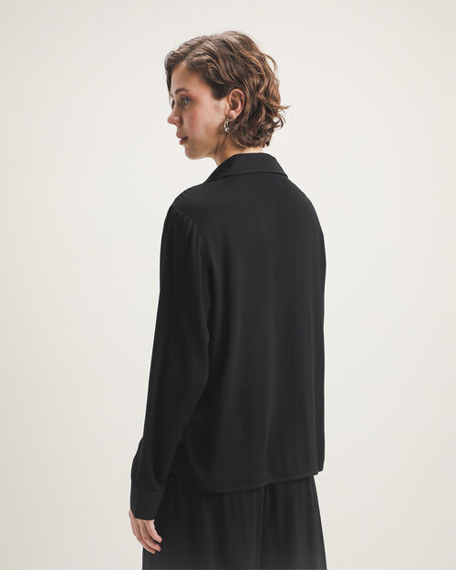 Sobrecamisa Negra Lazos