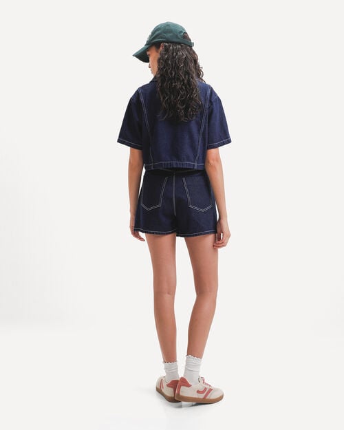 Short Falda De Mezclilla