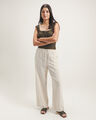 Pantal&oacute;n Wide Leg,BEIGE