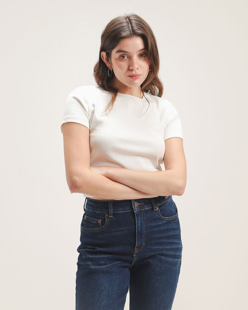 Playera Blanca B&aacute;sica
