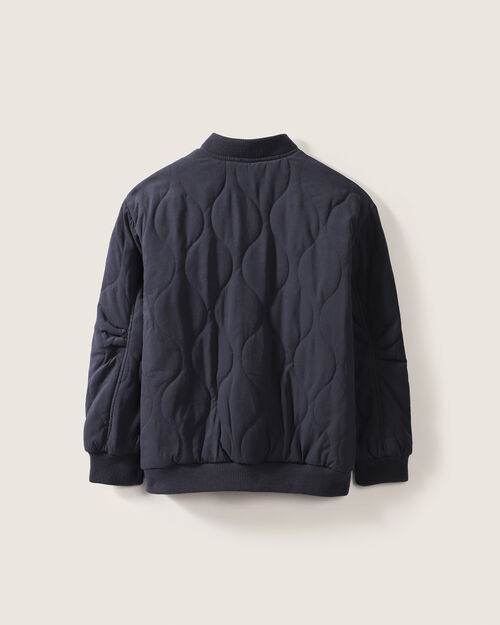 Chamarra Bomber Gris