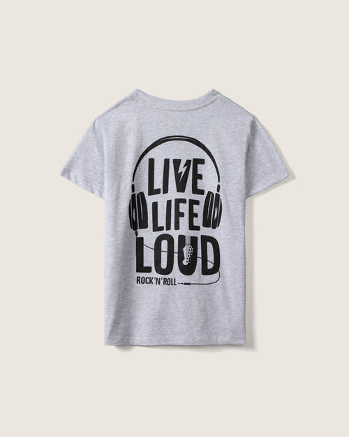 Playera Gris Con Diseño