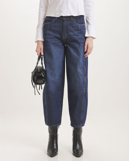 Barrel Jeans Marino