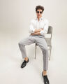Camisa Fit Regular Azul,BLANCO HUESO