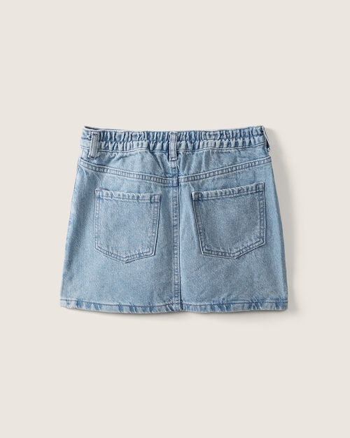 Falda Mini De Mezclilla