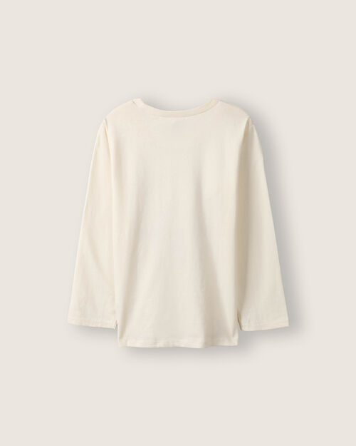 Playera Manga Larga Beige