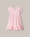 Vestido Corto Estampado,PALO ROSA
