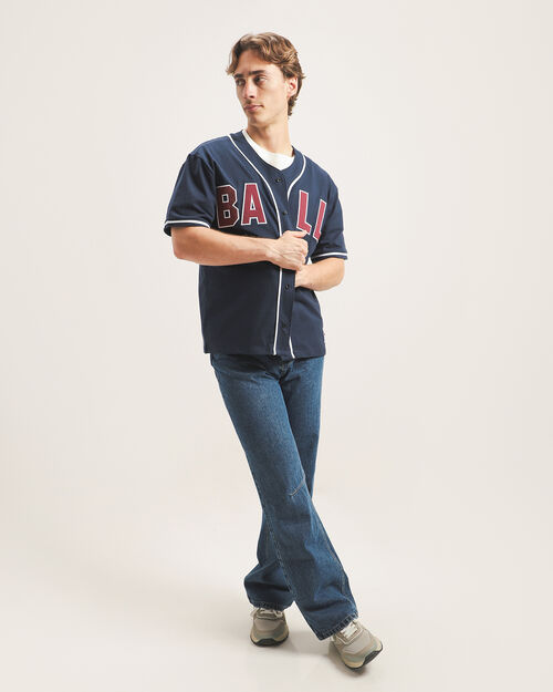 Playera Tipo Jersey Azul