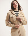 Sudadera Abierta Beige,KAKHI