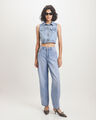 Jeans Barrel Baggy Azul,AZUL ACERO
