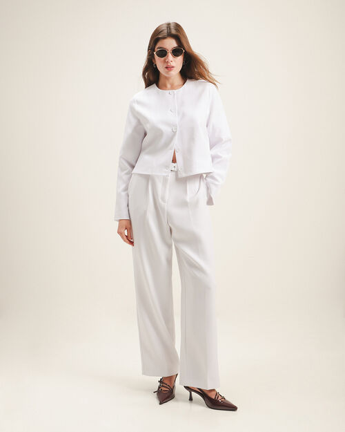 Pantalon Blanco Straight