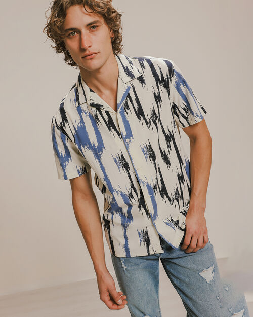 Camisa Estampada Fit Regular