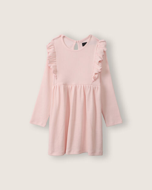 Vestido Volantes Rosa