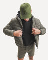 Chamarra Verde Gorro,OLIVO