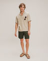 Short Pull On Beige,VERDE OBSCURO