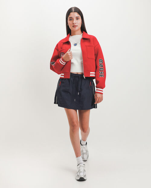 Short Falda Azul Mini