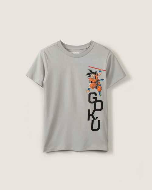 Playera Gris Diseño Goku
