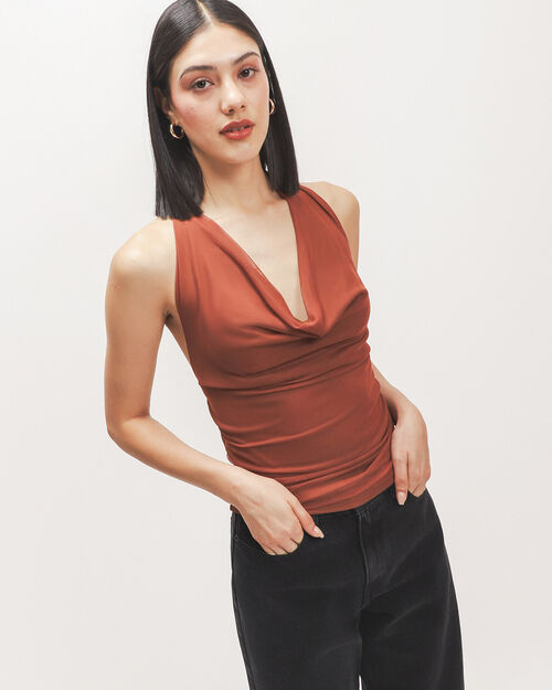 Top Halter Naranja