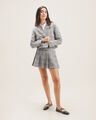 Blazer Cropped Gris,GRIS