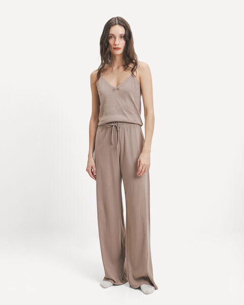 Pantal&oacute;n Pijama Caf&eacute;