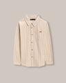Camisa Blanca Manga Larga,CRUDO