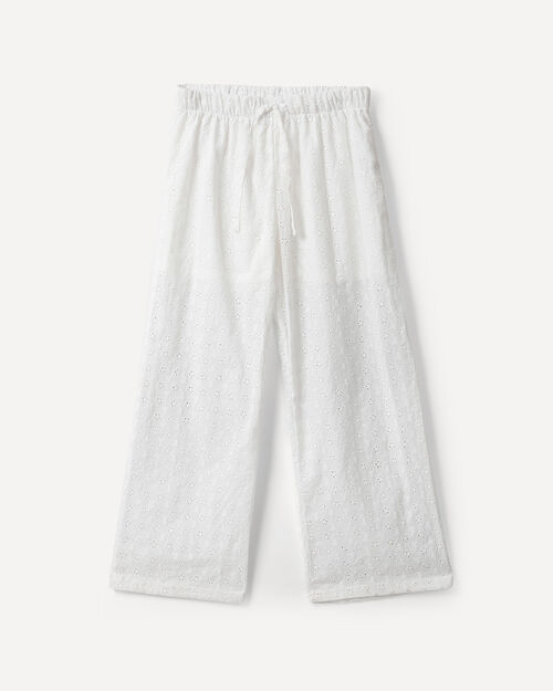 Pantal&oacute;n Blanco Tejido