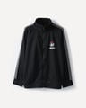 Sudadera Abierta Zipper,NEGRO