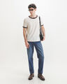 Playera Slim Blanca,BLANCO HUESO