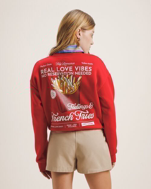 Sudadera Cerrada Fit Relaxed