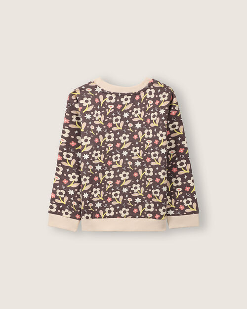 Sudadera Estampada Flores