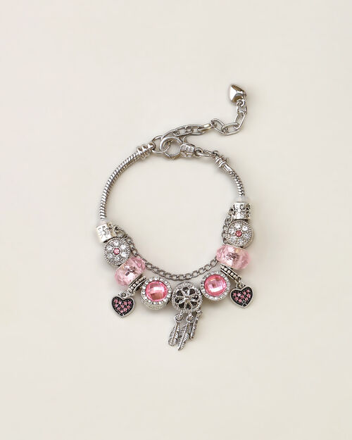 Pulsera Charms Plateada