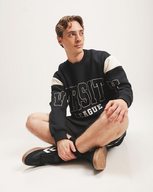 Sudadera Negra Estampada
