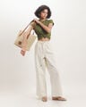 Jeans Wide Leg Jareta,CRUDO