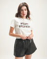 Playera Manga Corta,BLANCO HUESO